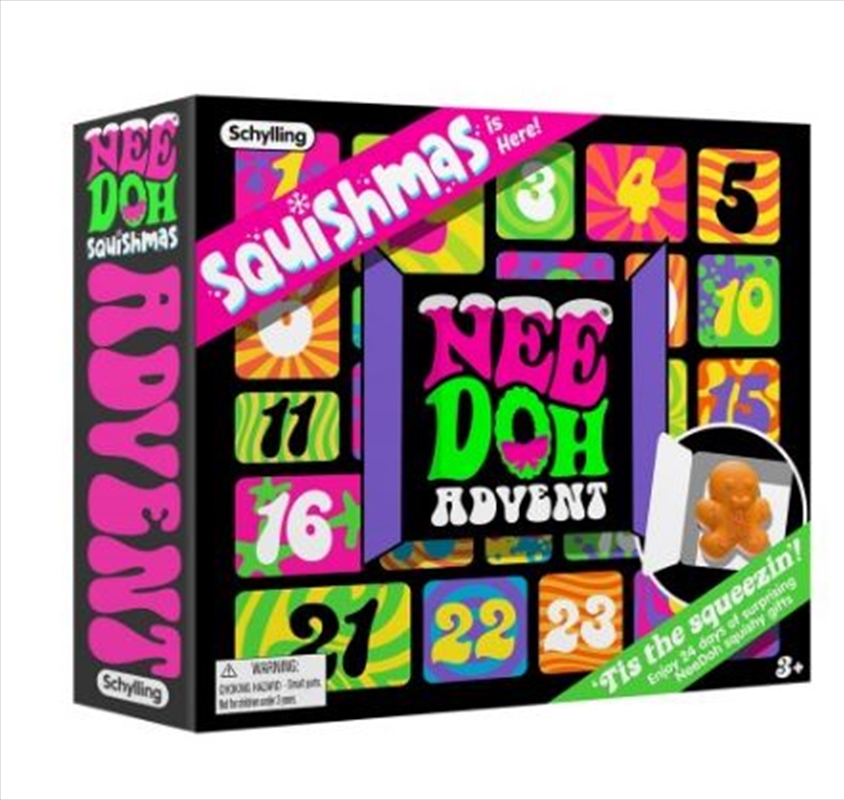 Schylling- Squishmas Advent Calendar Nee Doh/Product Detail/Stress & Squishy