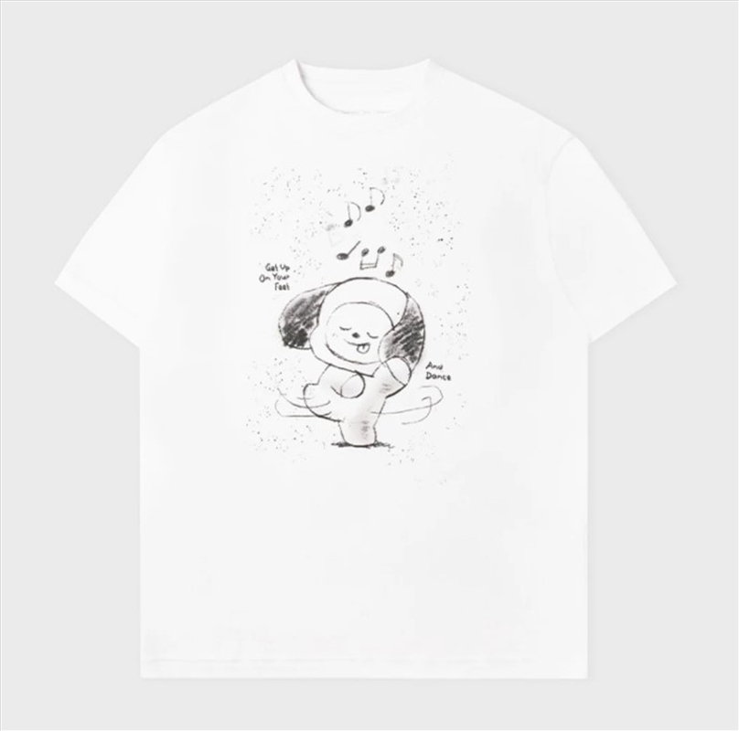 Bt21 Basic Drawing Short Sleeve Tshirt White Chimmy M/Product Detail/KPOP Merch