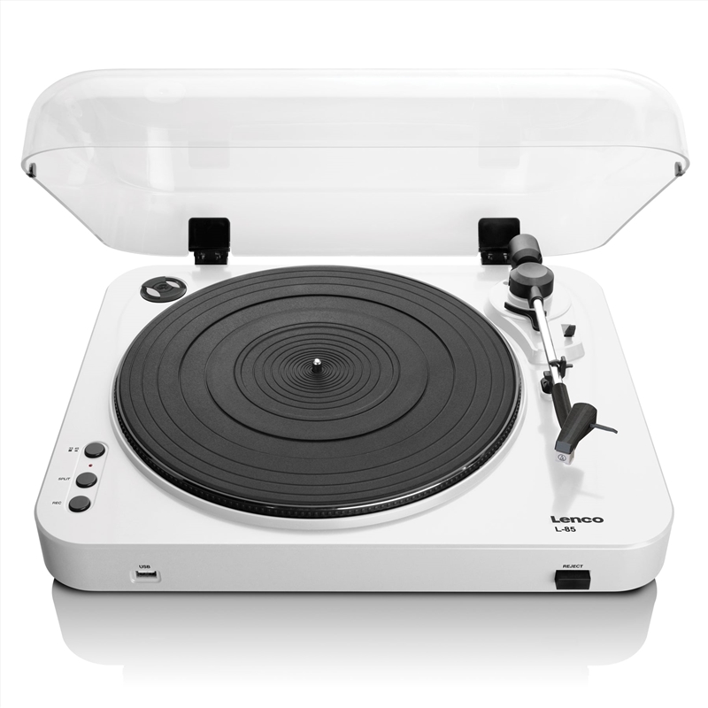 Lenco  Record Player with USB Direct Encoding - White/Product Detail/Turntables