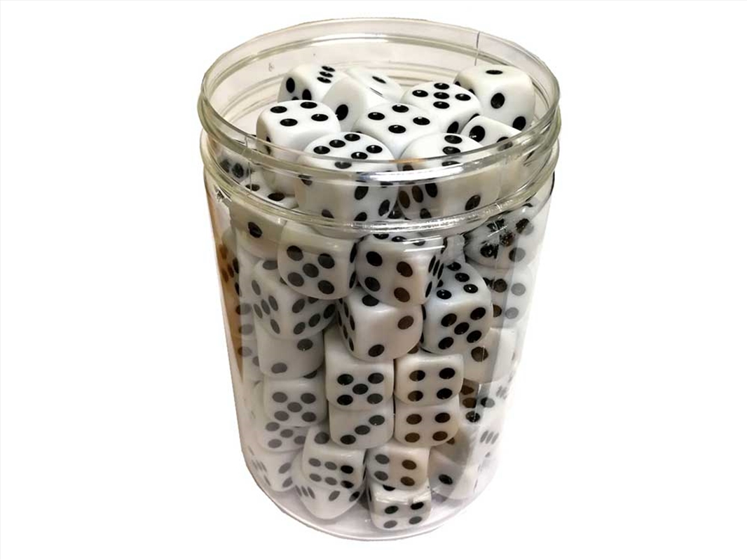 Dice Tub 100 X 16mm D6 Dots/Product Detail/Dice Games