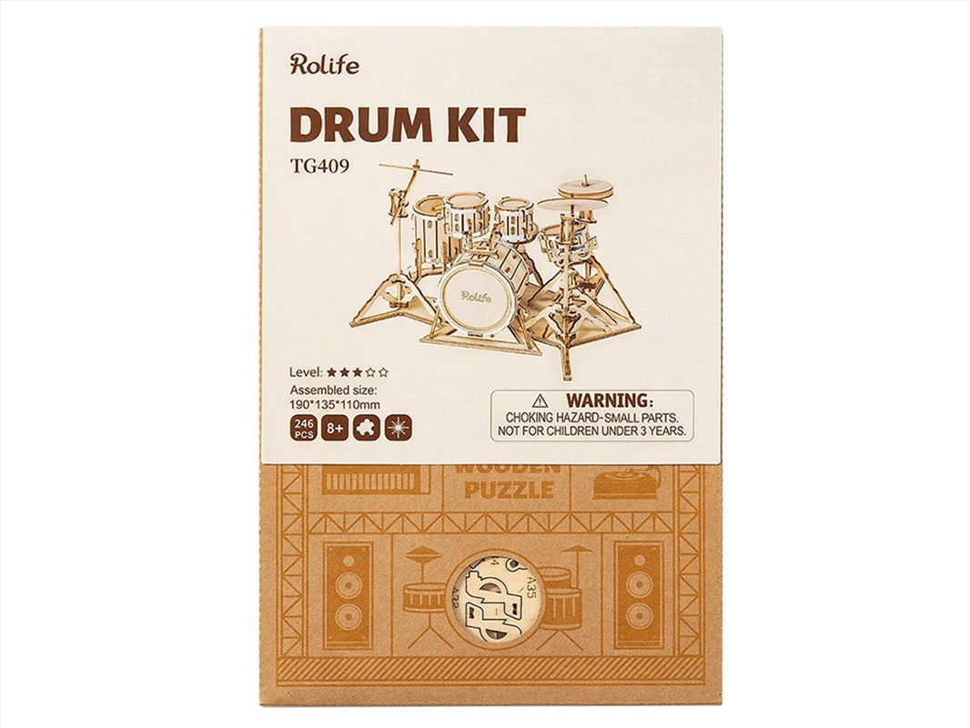 Diy Drum Kit Wooden 3D Kit/Product Detail/Arts & Craft