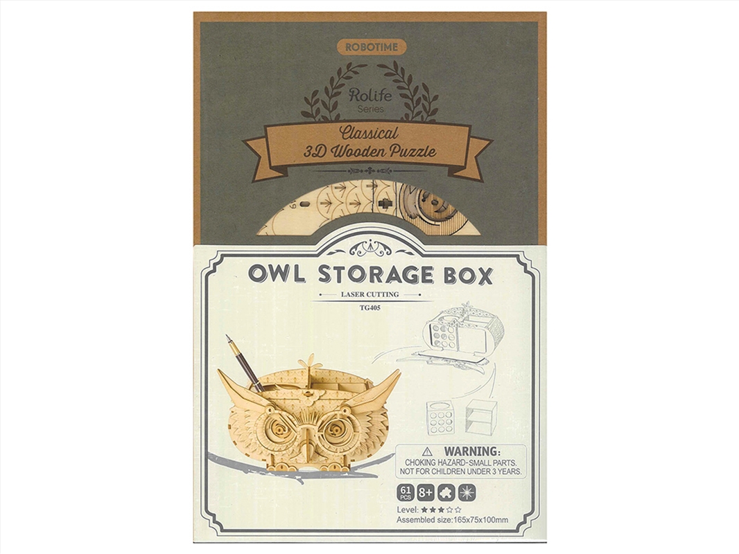 Owl Storage Box 3D Kit/Product Detail/Arts & Craft