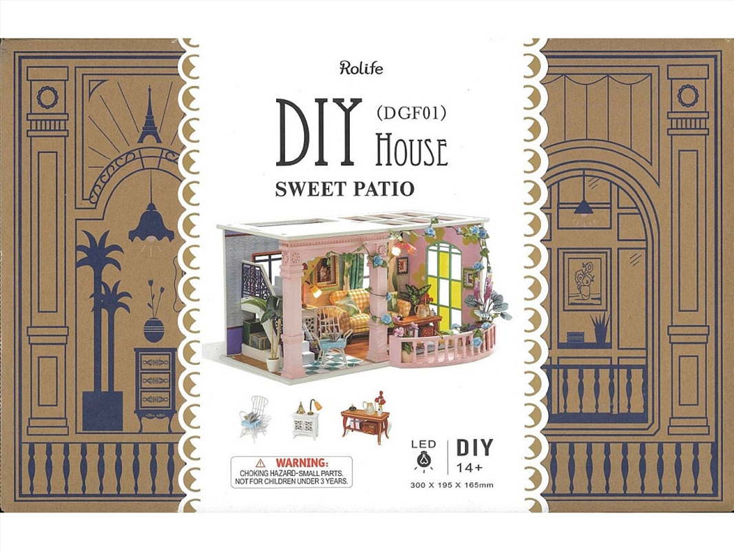 Diy Mini House Sweet Patio 3D Kit/Product Detail/Arts & Craft