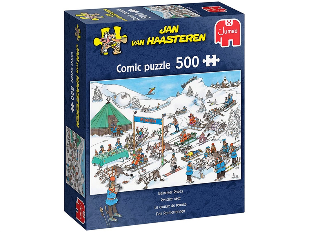 Jvh Reindeer Races 500pc/Product Detail/Jigsaw Puzzles