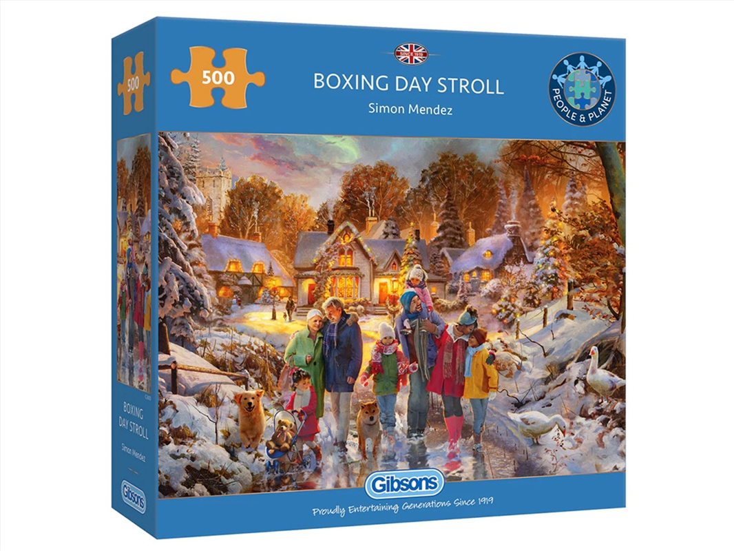 Boxing Day Stroll 500pc Puzzle/Product Detail/Jigsaw Puzzles