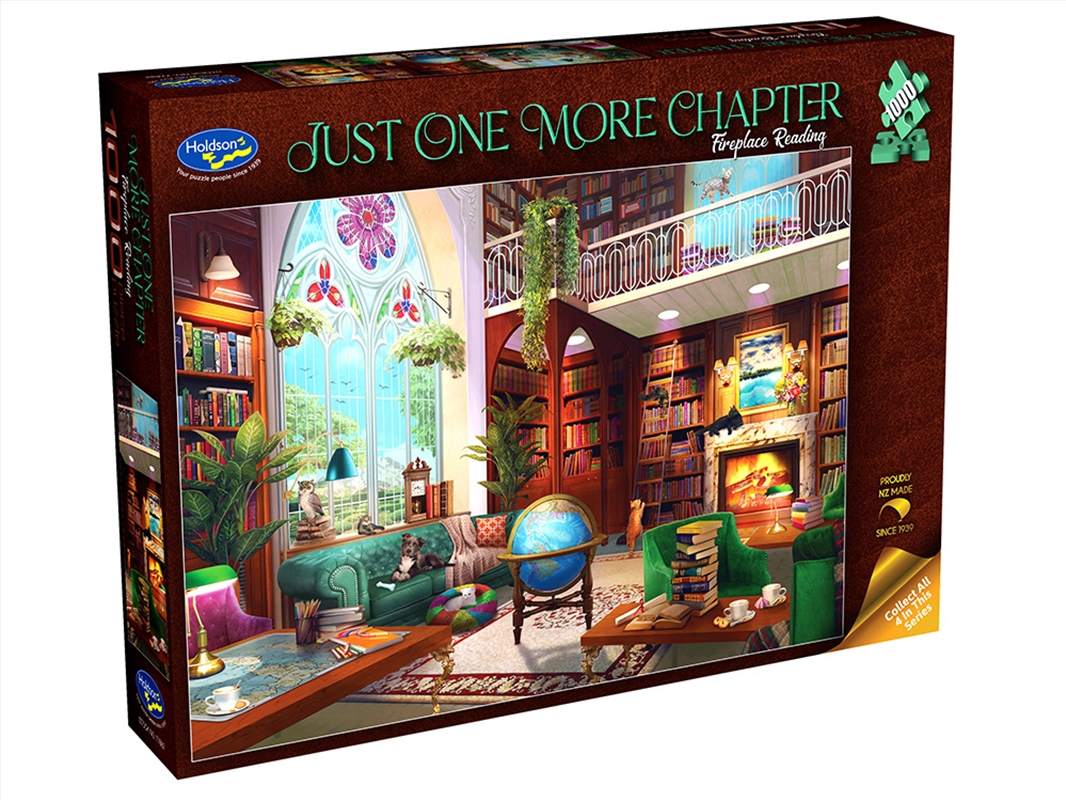 Just 1 More Chapter Fireplace/Product Detail/Jigsaw Puzzles