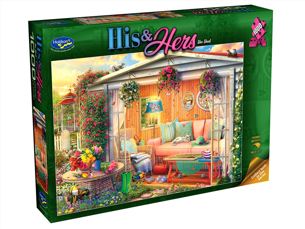 His & Hers She Shed 1000pc/Product Detail/Jigsaw Puzzles