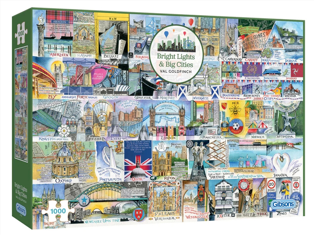 Bright Lights Big Cities 1000P/Product Detail/Jigsaw Puzzles