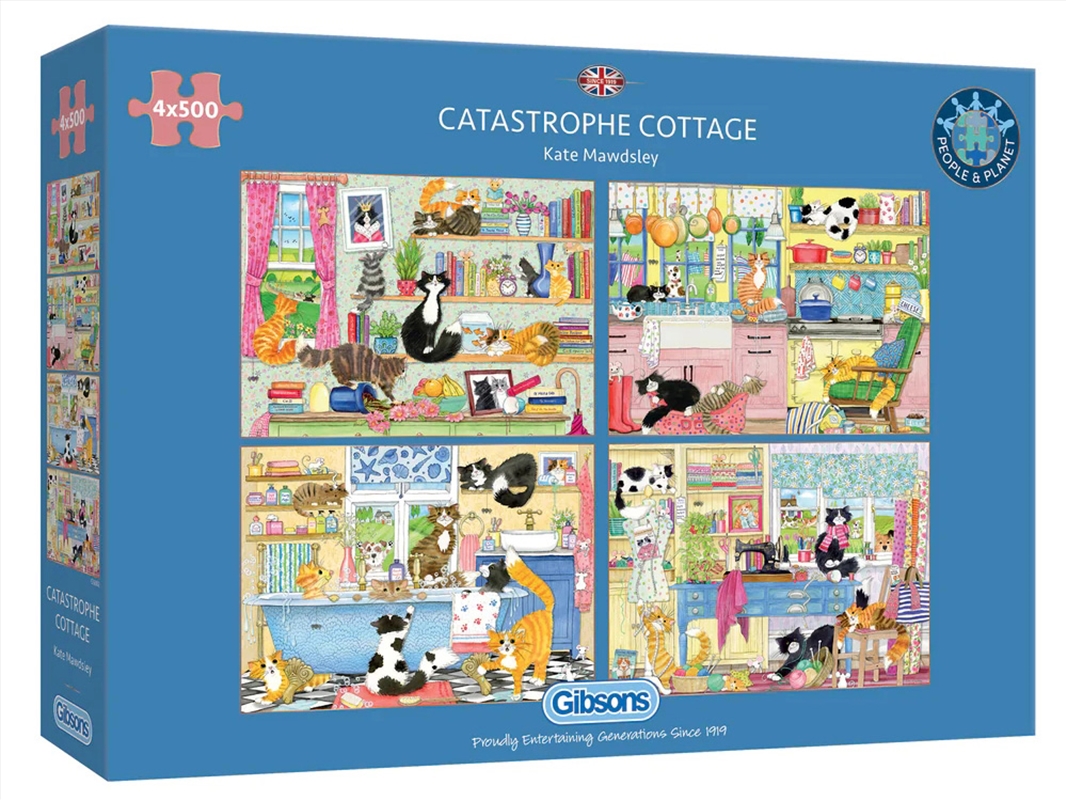 Catastrophe Cottage 4 X 500pc/Product Detail/Jigsaw Puzzles