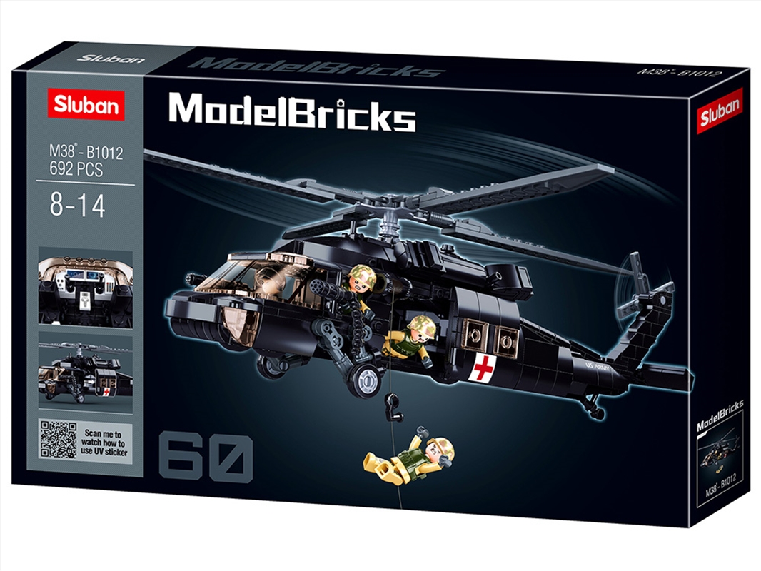 Black Hawk Helicopter 692pcs/Product Detail/Toys