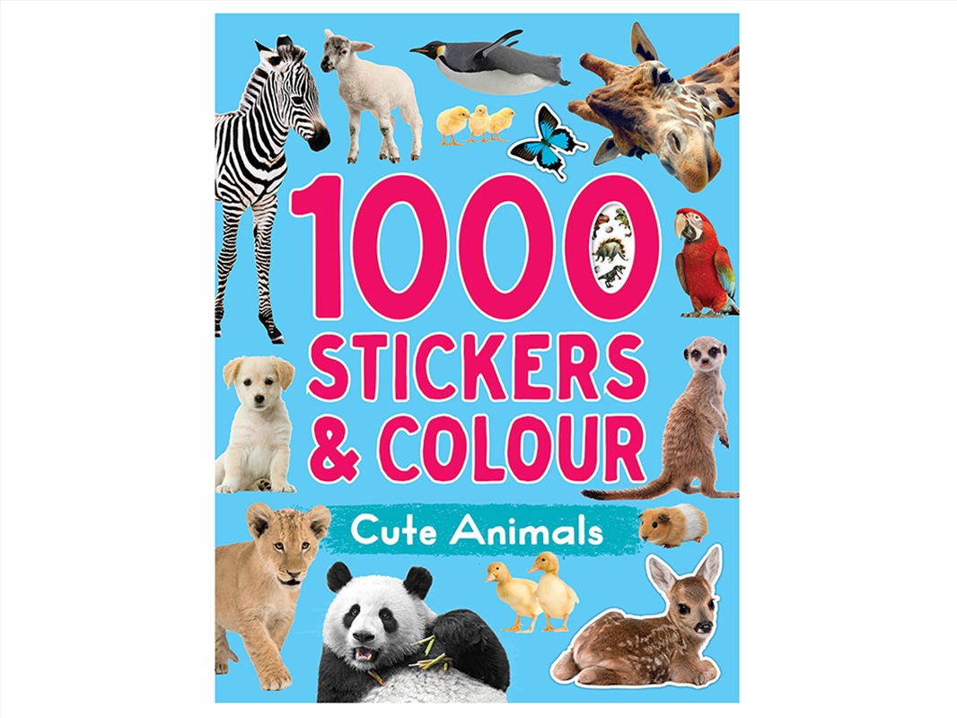 1000 Stickers & Colour Animals/Product Detail/Kids Activity Books