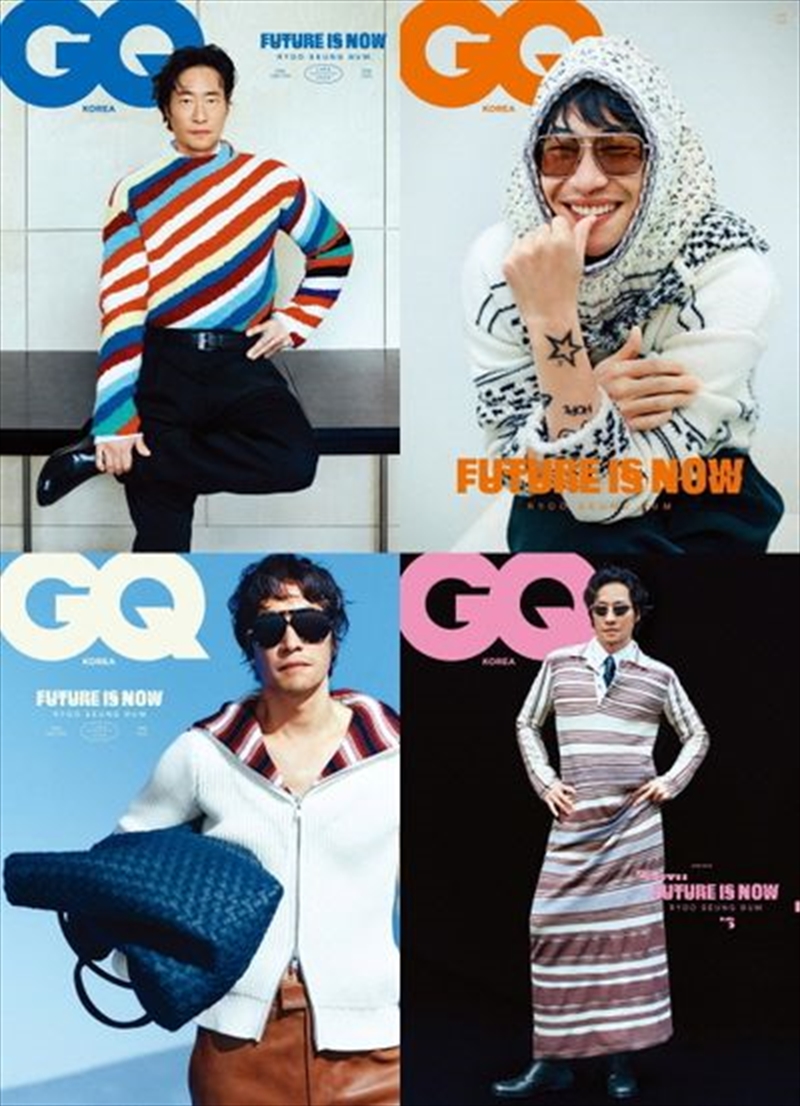 Gq Korea 2024. 6 [Cover : Ryoo Seung Bum (Random)]/Product Detail/World