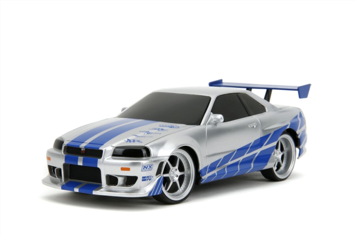 Fast & Furious - 2002 Nissan Skyline GT-R (BNR34) 1:24 Scale Remote Control Car/Product Detail/Toys