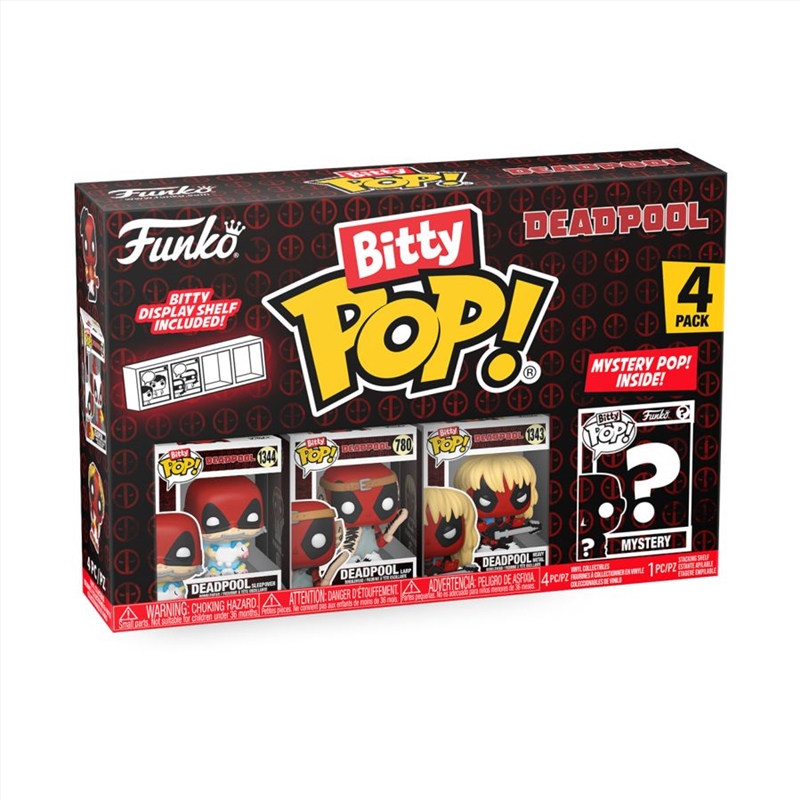 Deadpool - Sleepover Bitty Pop! 4 -Pack/Product Detail/Funko Collections