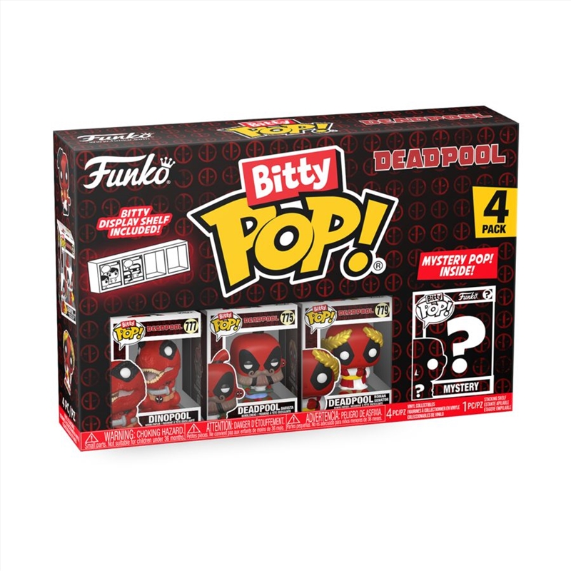 Deadpool - Dinopool Bitty Pop! 4 -Pack/Product Detail/Funko Collections