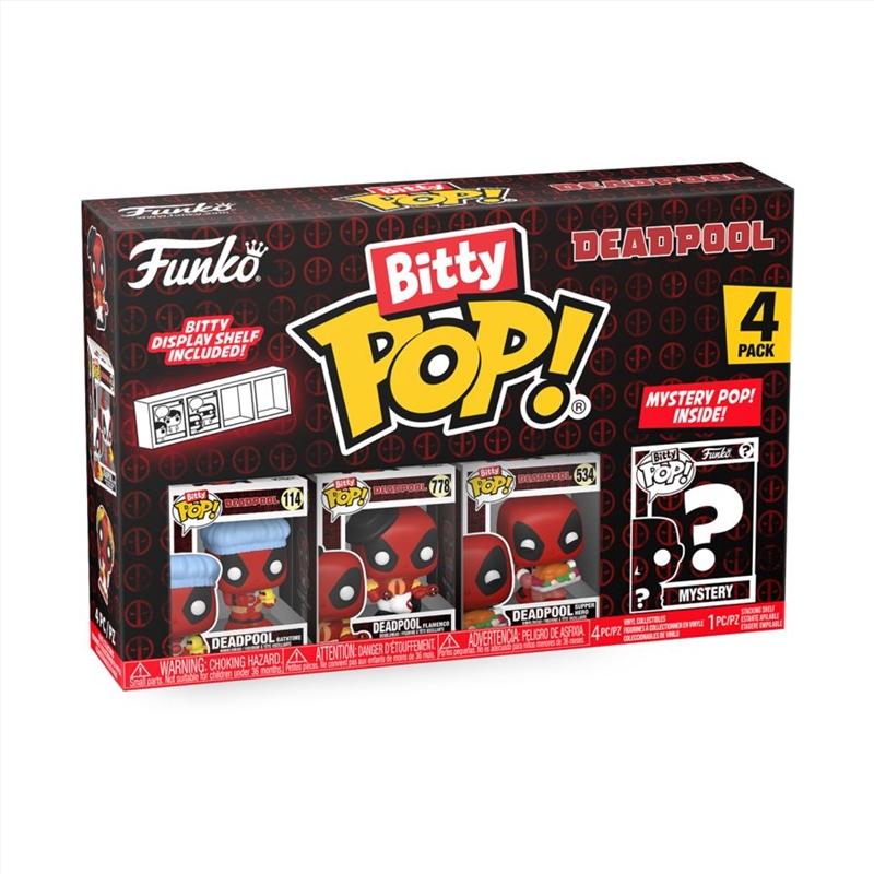 Deadpool - Bathtime Bitty Pop! 4 -Pack/Product Detail/Funko Collections