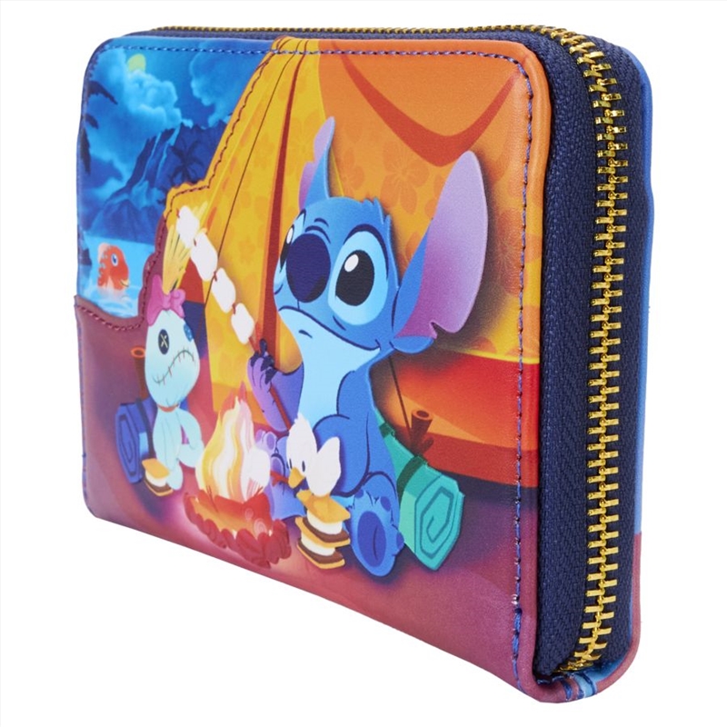 Loungefly Lilo & Stitch - Camping Cuties Zip Wallet/Product Detail/Wallets