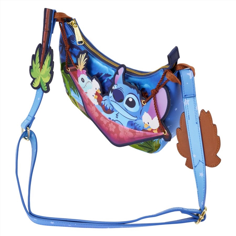 Loungefly Lilo & Stitch - Camping Cuties Hammock Crossbody/Product Detail/Bags