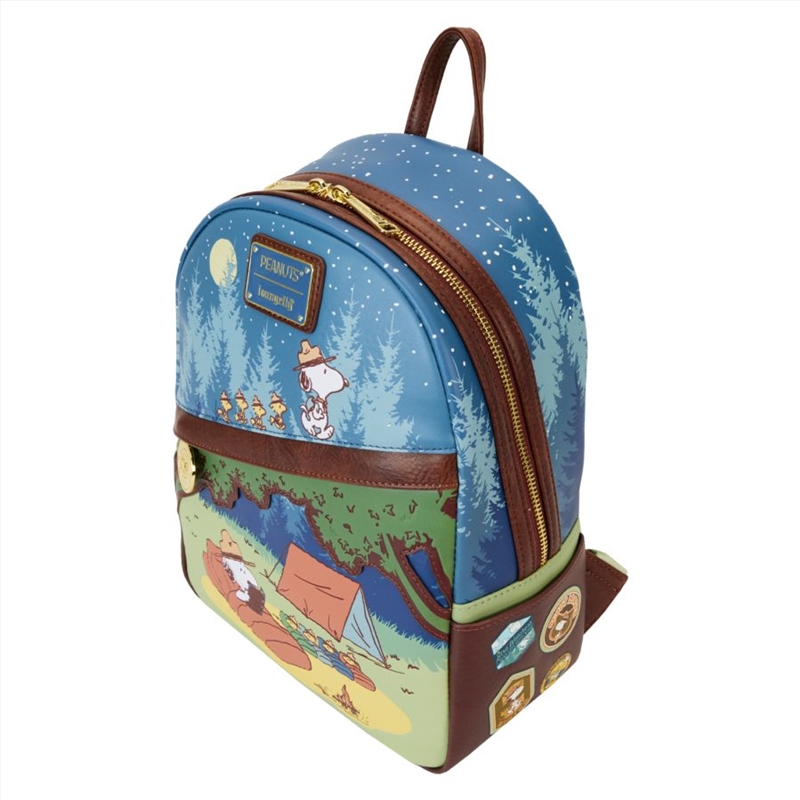 Loungefly Peanuts: Beagle Scounts - 50th Anniversary Mini Backpack/Product Detail/Bags