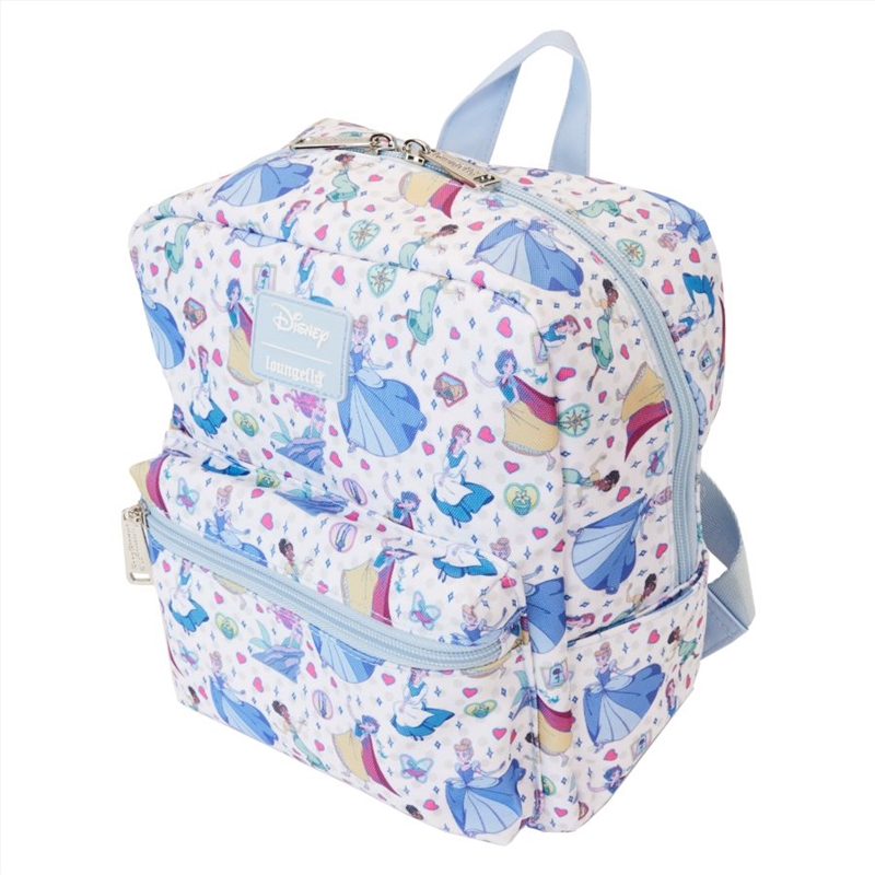 Loungefly Disney Princess - Manga Style All-over-print Nylon Mini Backpack/Product Detail/Bags