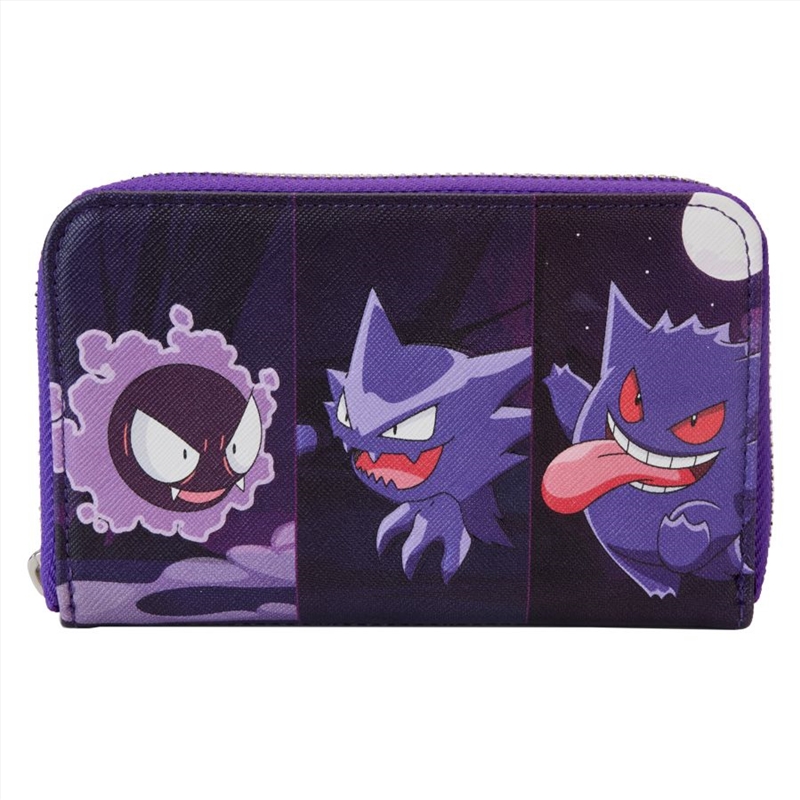 Loungefly Pokemon - Gengar Evolution Zip Around Wallet/Product Detail/Wallets