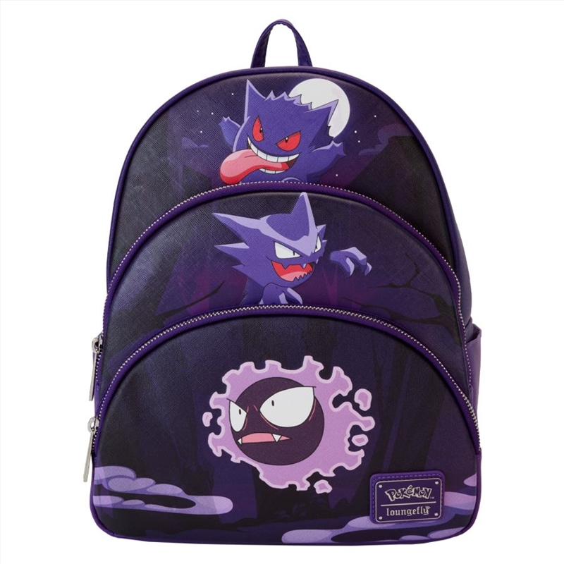 Loungefly Pokemon - Gengar Evolution Triple Pocket Backpack/Product Detail/Bags