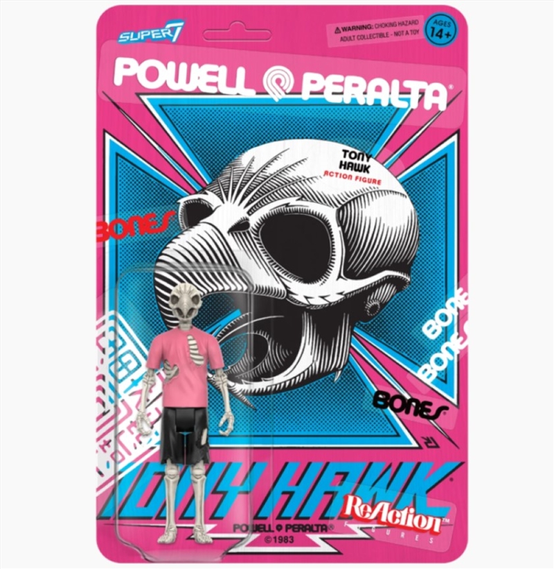 Powell Peralta - Tony Hawk ReAction 3.75 Figure/Product Detail/Figurines