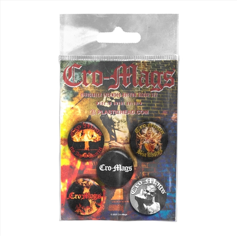 Cro-Mags Button Badge Set/Product Detail/Buttons & Pins