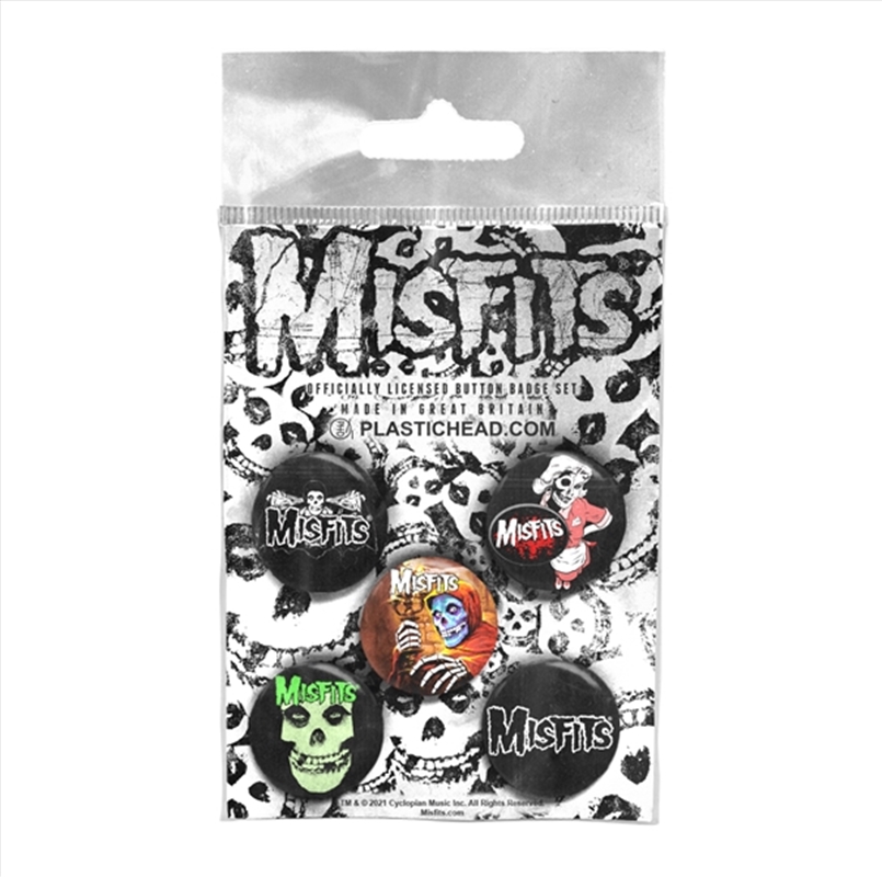 Misfits Button Badge Set/Product Detail/Buttons & Pins