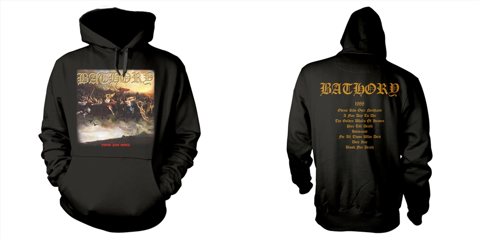 Blood Fire Death - Black - LARGE/Product Detail/Outerwear