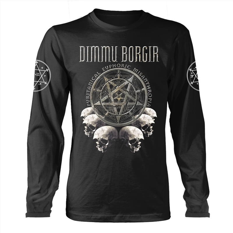 Puritanical Euphoric Misanthropia (Skulls) - Black - MEDIUM/Product Detail/Shirts