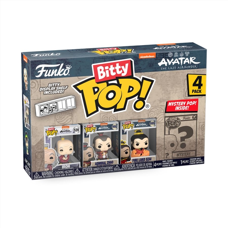 Avatar: the Last Airbender - Iroh Bitty Pop! 4-Pack/Product Detail/Funko Collections