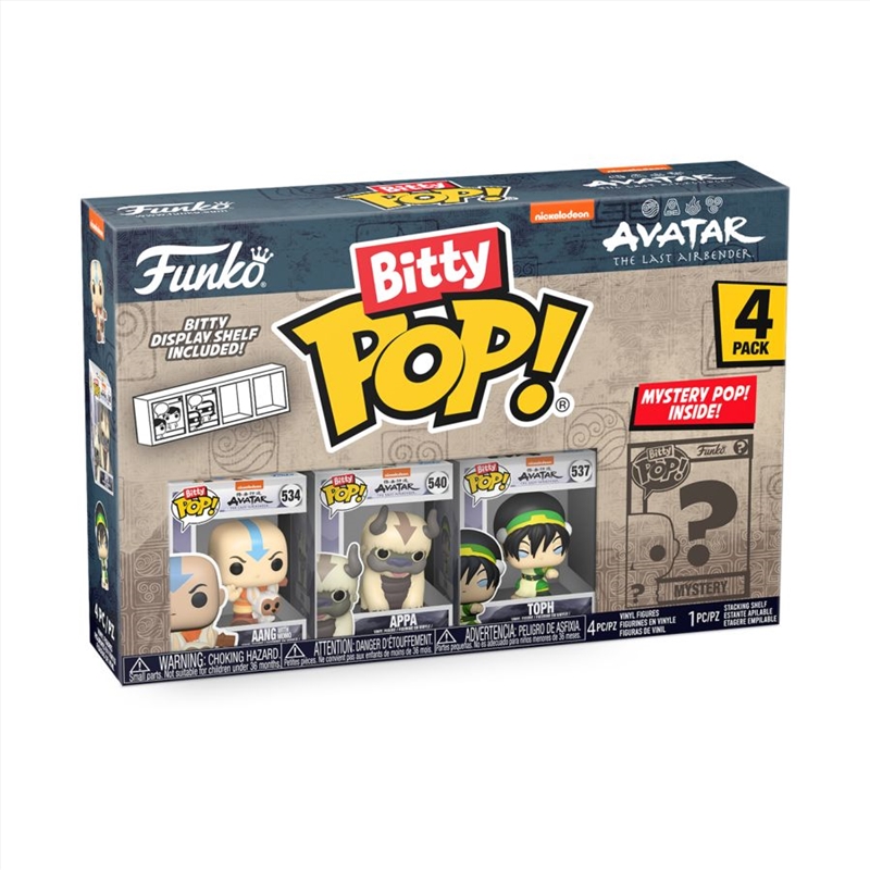 Avatar: the Last Airbender - Aang Bitty Pop! 4-Pack/Product Detail/Funko Collections