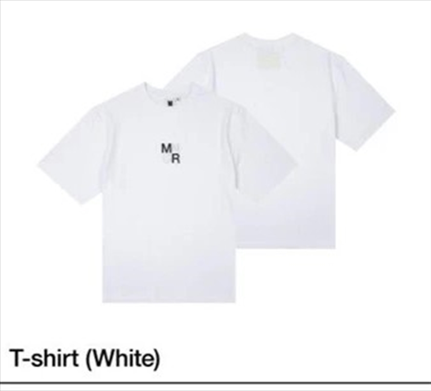 Bts - Pop Up : Monochrome Official Md T-Shirt (White) MEDIUM/Product Detail/World