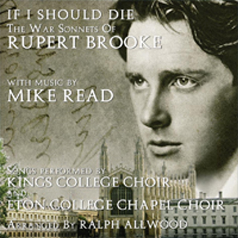 If I Should Die - War Sonnets Of Rupert Brooke/Product Detail/Easy Listening