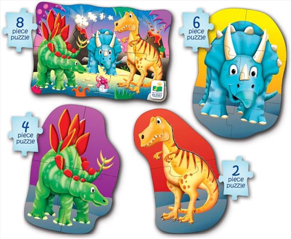 4-In-A-Box Puzzles - Dino/Product Detail/Jigsaw Puzzles