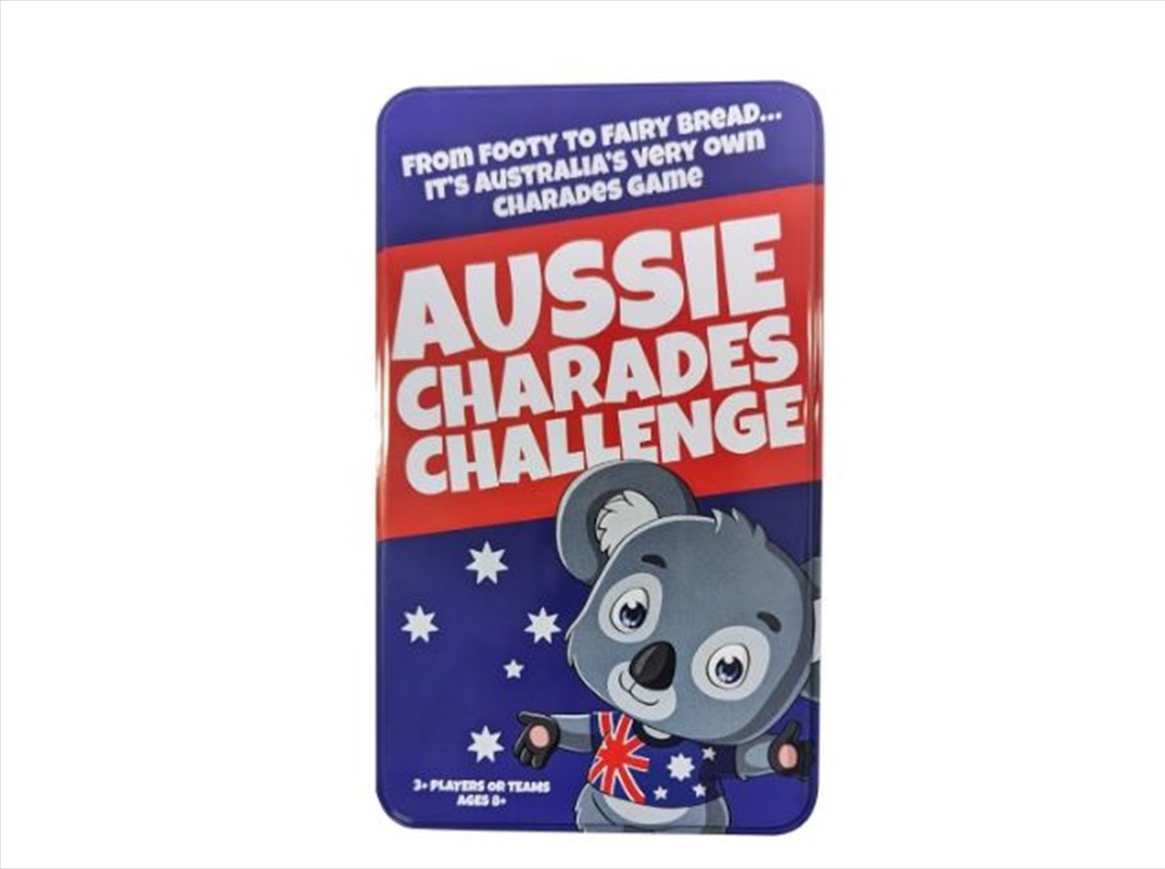 Aussie Charades Challenge Tin/Product Detail/Card Games