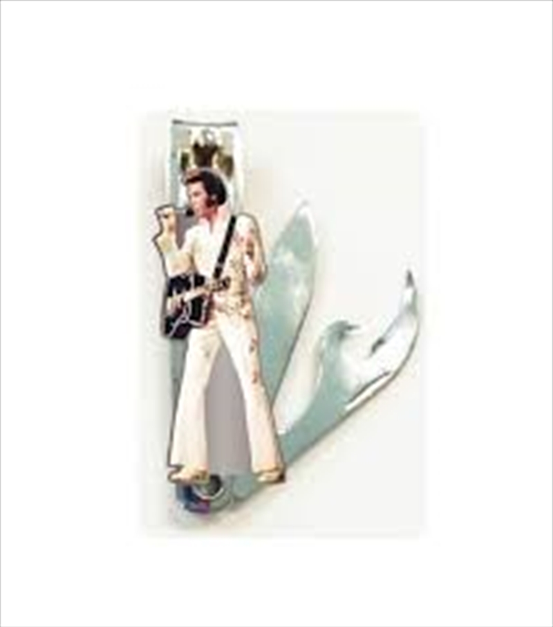 Elvis Key Chain/Nail Clippers White Jumpsuit/Product Detail/Keyrings