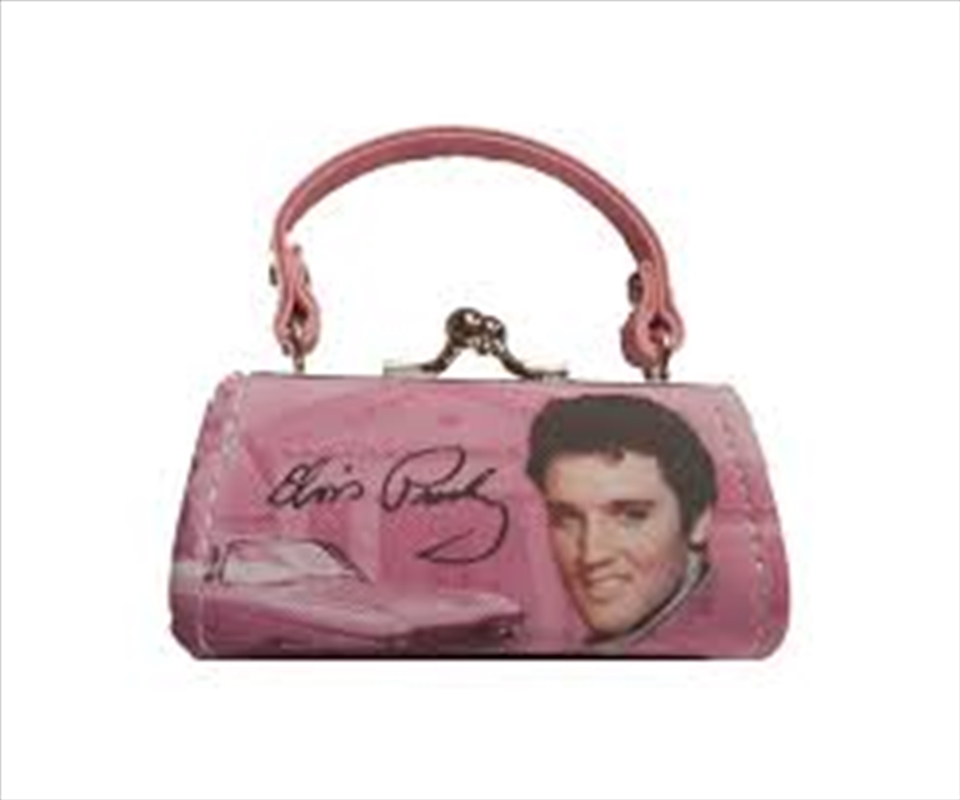 Elvis Mini Purse Pink w/Guitars/Product Detail/Wallets