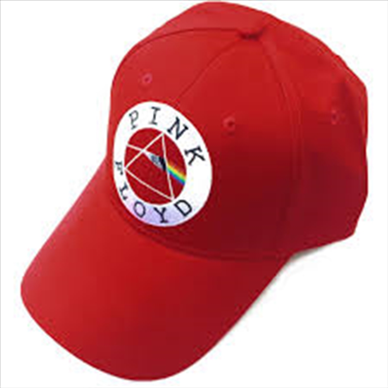 Pink Floyd Unisex Baseball Cap: Circle Logo Red/Product Detail/Caps & Hats