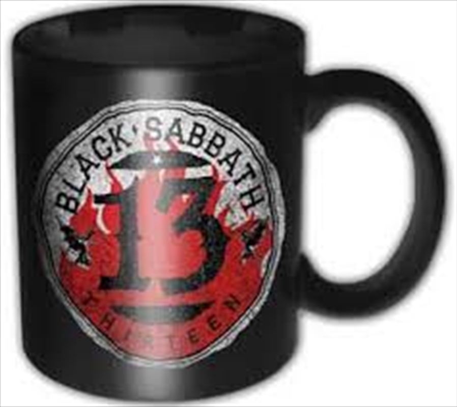 Black Sabbath 13 flame circle Mug/Product Detail/Mugs