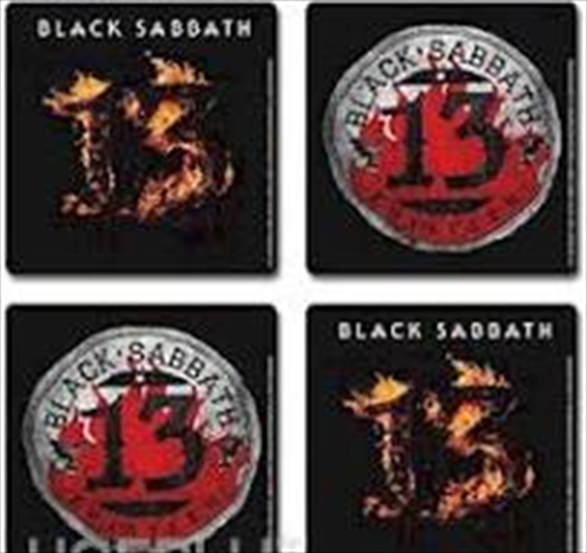 Black Sabbath Coaster Set: 13/Product Detail/Tableware