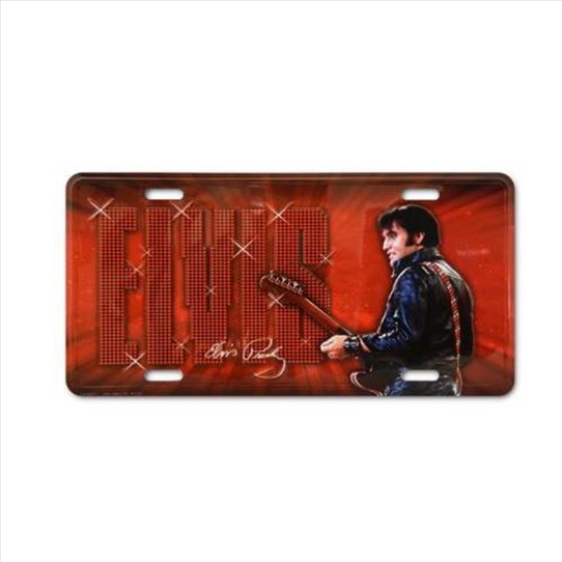 Elvis License Plate TCB/Product Detail/Posters & Prints