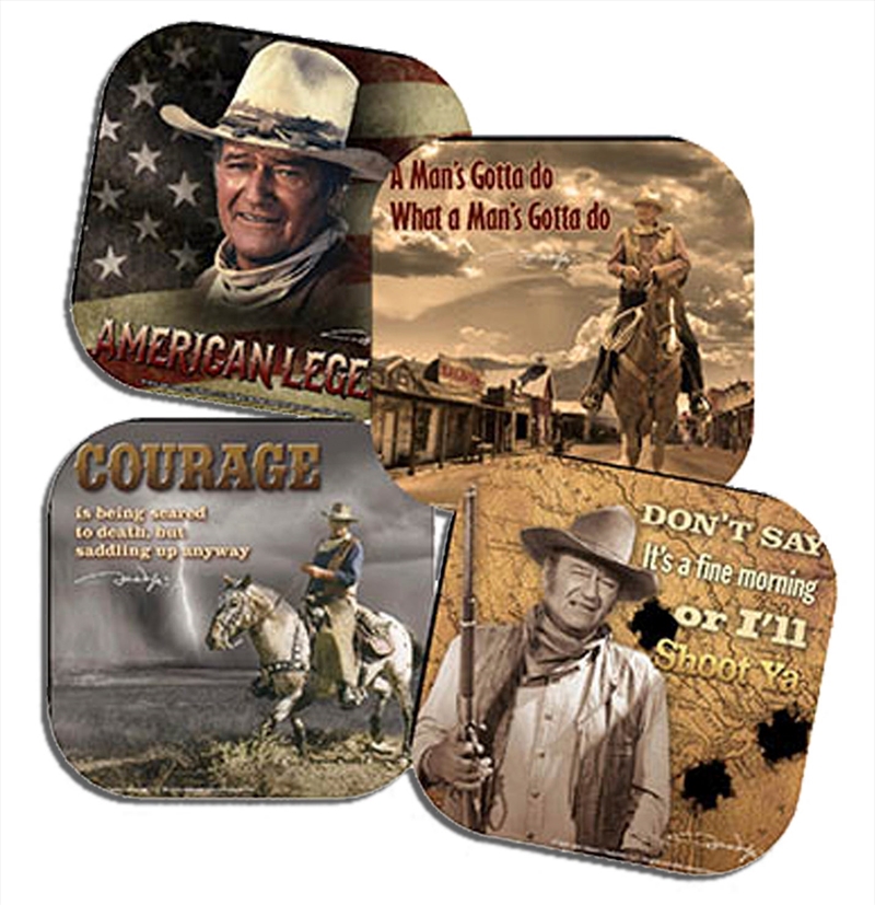 John Wayne Flag Coaster Set/Product Detail/Tableware