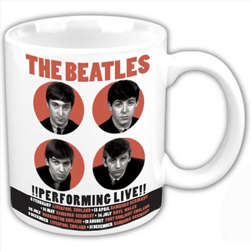 The Beatles Boxed Standard Mug: Performing Live 1962/Product Detail/Mugs