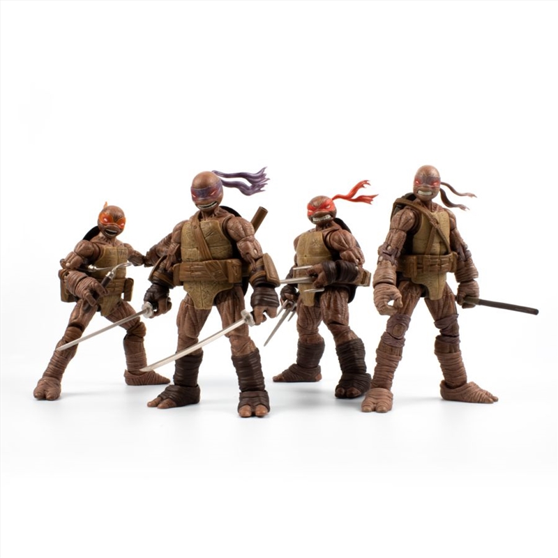 Teenage Mutant Ninja Turtles (Comics) - Zombie Turtles 5" BST AXN Action Figures 4-Pack (Wave 1)/Product Detail/Figurines