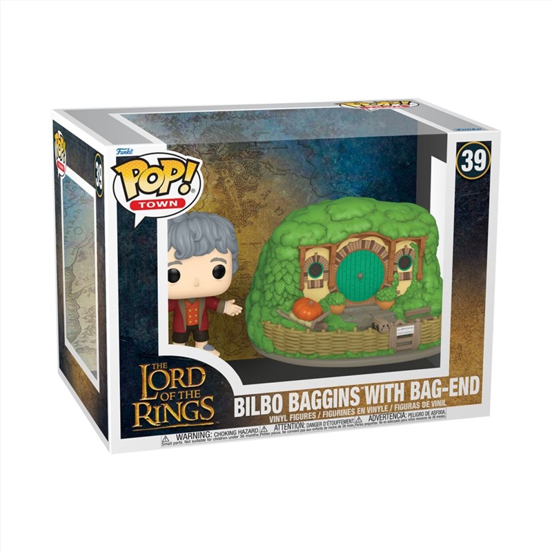 The Lord of the Rings - Bilbo Baggins with Bag-End Pop! Town/Product Detail/Pop Vinyl Moments