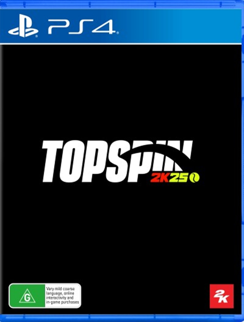 Ps4 Topspin 2k25/Product Detail/Sports