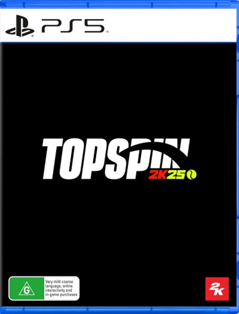 Ps5 Topspin 2k25/Product Detail/Sports