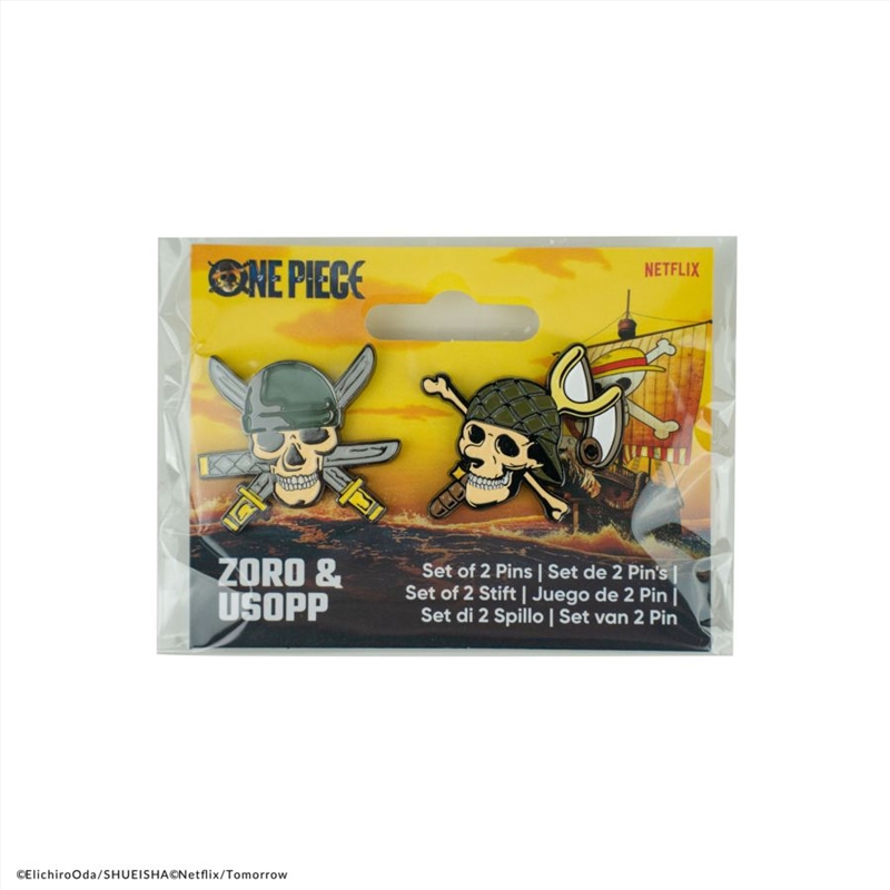 One Piece (2023) - Zoro & Usopp Set of 2 Pins/Product Detail/Buttons & Pins
